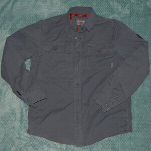 Eddie Bauer | Gray Outdoor Flannel Lined Jacket